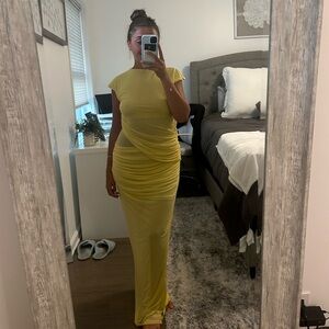 Revolve yellow maxi dress